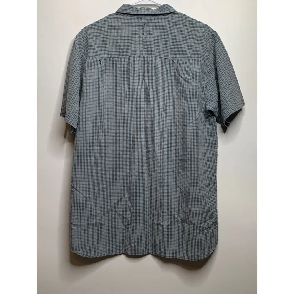 The North Face Men Size L Multicolor Short Sleeve Full Button Shirt